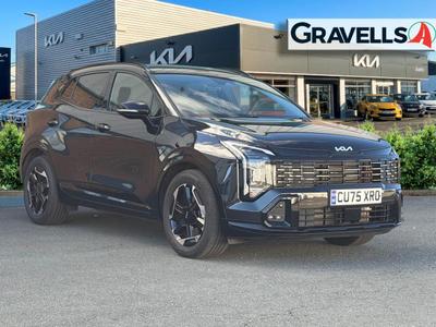 Used 2025 Kia SPORTAGE 1.6 T-GDi GT-Line SUV 5dr Petrol Manual Euro 6 (s/s) (147 bhp) PHANTOM BLACK at Gravells