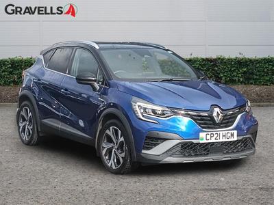 Used 2021 Renault CAPTUR 1.3 TCe RS Line SUV 5dr Petrol EDC Euro 6 (s/s) (140 ps) Iron Blue with Diamond Black r at Gravells