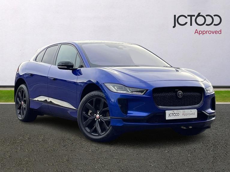 Used 2022 JAGUAR I-Pace 400 90kWh HSE Black SUV 5dr Electric Auto 4WD (400 ps) Blue at JCT600