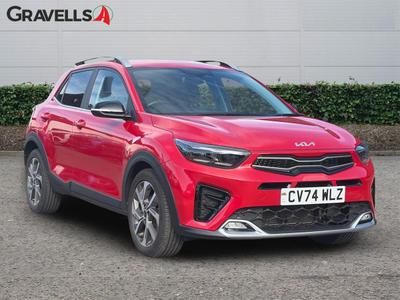 Used 2024 Kia STONIC 1.0 T-GDi GT-Line SUV 5dr Petrol Manual Euro 6 (s/s) (98 bhp) blaze red at Gravells
