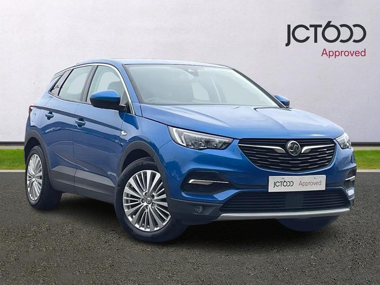 Used 2020 VAUXHALL Grandland X 1.2 Turbo Business Edition Nav SUV 5dr Petrol Manual Euro 6 (s/s) (130 ps) Blue at JCT600