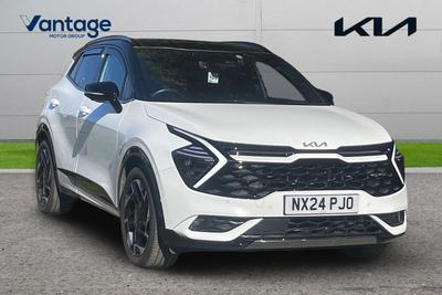 Used 2024 Kia Sportage 1.6 T-GDi ISG PHEV GT-LINE S Fusion White With Black Roof at Kia Motors UK