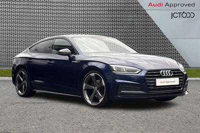 2019 AUDI A5 2.0 TFSI 40 Black Edition Sportback 5dr Petrol S Tronic Euro 6 (s/s) (190 ps) at JCT600