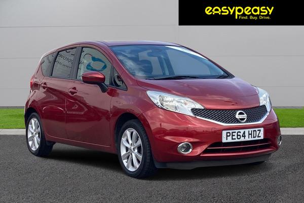 Used 2014 Nissan NOTE 1.2 DiG-S Acenta Premium 5dr Auto Red at easypeasy