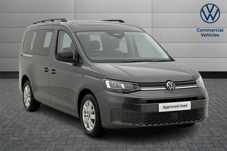 Used 2025 VOLKSWAGEN Caddy Maxi 2.0 TDI Life MPV 5dr Diesel DSG Euro 6 (s/s) (122 ps) Indium Grey at JCT600