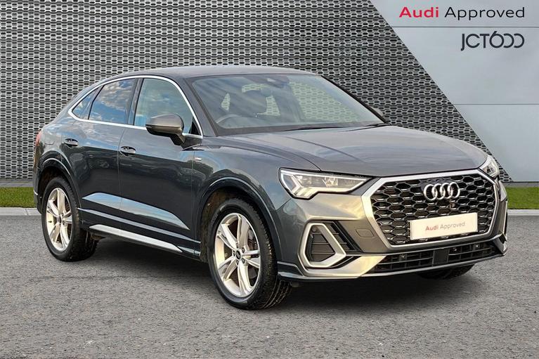 Used 2024 AUDI Q3 1.5 TFSI CoD 35 S line Sportback 5dr Petrol S Tronic Euro 6 (s/s) (150 ps) Daytona Grey Pearlescent at JCT600