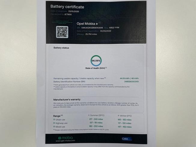 VAUXHALL Mokka Electric Photo 56