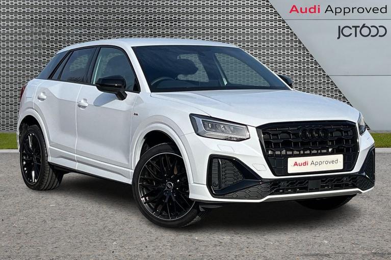 Used 2023 AUDI Q2 1.0 TFSI 30 Black Edition SUV 5dr Petrol Manual Euro 6 (s/s) (110 ps) White at JCT600