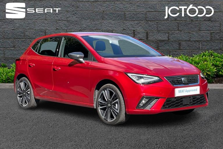 Used 2024 SEAT Ibiza 1.0 TSI XCELLENCE Lux Hatchback 5dr Petrol Manual Euro 6 (s/s) (110 ps) Red at JCT600