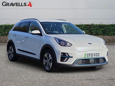 Used 2021 Kia E-NIRO 64kWh 3 SUV 5dr Electric Auto (201 bhp) White at Gravells