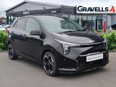 Used 2024 Kia Picanto 1.0 3 Hatchback 5dr Petrol AMT Euro 6 (s/s) (62 bhp) MIDNIGHT BLACK at Gravells