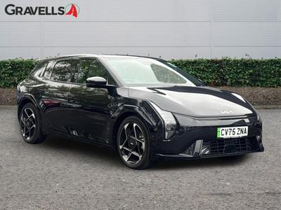Used 2025 Kia EV4 81.4kWh GT-Line Hatchback 5dr Electric Auto (201 bhp) Black at Gravells