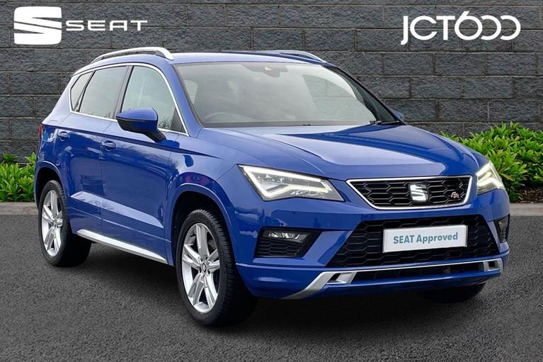 Used 2018 SEAT Ateca 2.0 TSI FR SUV 5dr Petrol DSG 4Drive Euro 6 (s/s) (190 ps) Blue at JCT600