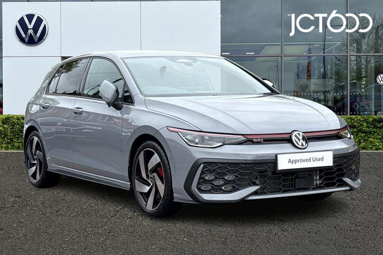 Used 2025 VOLKSWAGEN Golf 2.0 TSI GTI Hatchback 5dr Petrol DSG Euro 6 (s/s) (265 ps) Grey at JCT600