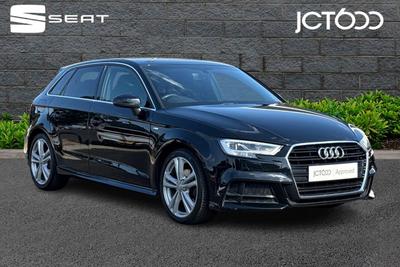 2019 Audi A3 1.6 TDI 30 S line Sportback 5dr Diesel S Tronic (116 ps) at JCT600