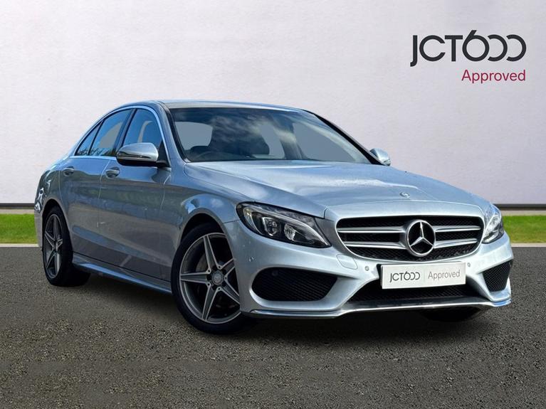 Used 2017 MERCEDES-BENZ C Class 2.1 C250d AMG Line (Premium Plus) Saloon 4dr Diesel G-Tronic+ Euro 6 (s/s) (204 ps) Silver at JCT600