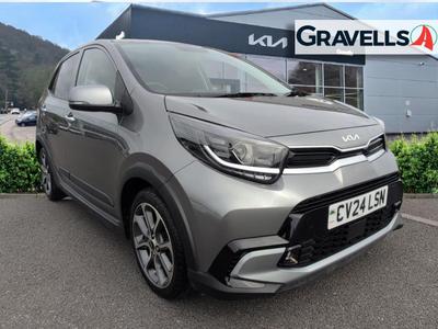 Used 2024 Kia PICANTO 1.0 DPi X-Line S Hatchback 5dr Petrol AMT Euro 6 (s/s) (66 bhp) Grey at Gravells