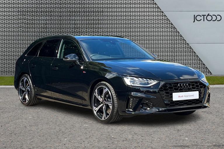 Used 2024 AUDI A4 Avant Black Edition 35 TDI 163 PS S tronic Mythos Black at JCT600