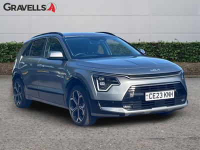 Used 2023 Kia NIRO 1.6h GDi 3 SUV 5dr Petrol Hybrid DCT Euro 6 (s/s) (139 bhp) steel grey at Gravells