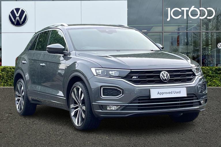 Used 2021 Volkswagen T-Roc R-Line 1.5 TSI 150PS EVO 7-speed DSG Indium Grey at JCT600