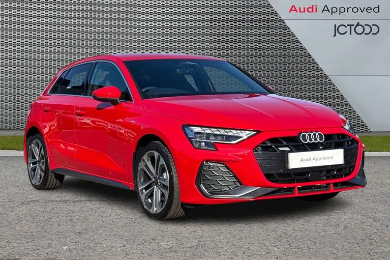 Used 2026 AUDI A3 Sportback S line TFSI e 204 PS S tronic Progressive Red at JCT600