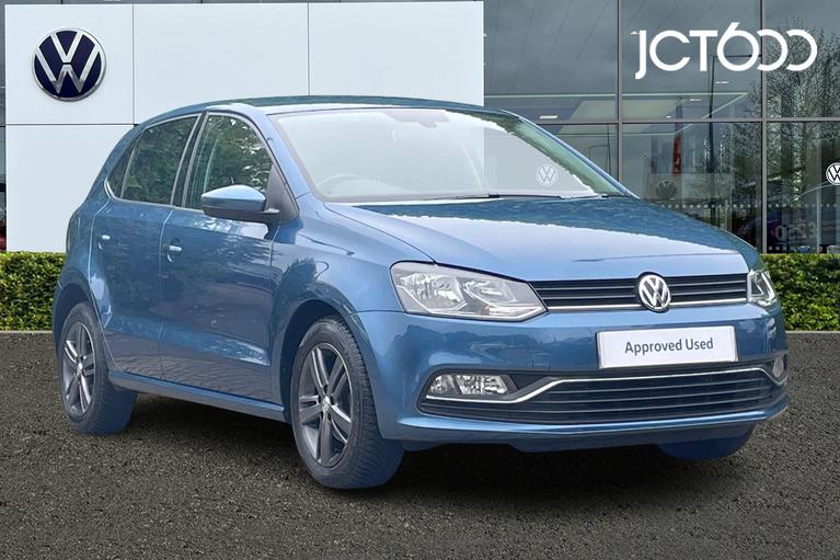 Used 2017 VOLKSWAGEN Polo Match Edition 1.2 TSI 90PS 5-speed Manual Blue Silk at JCT600