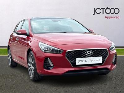 2018 HYUNDAI I30 1.4 T-GDi Blue Drive Premium SE Hatchback 5dr Petrol Manual Euro 6 (s/s) (140 ps) at JCT600