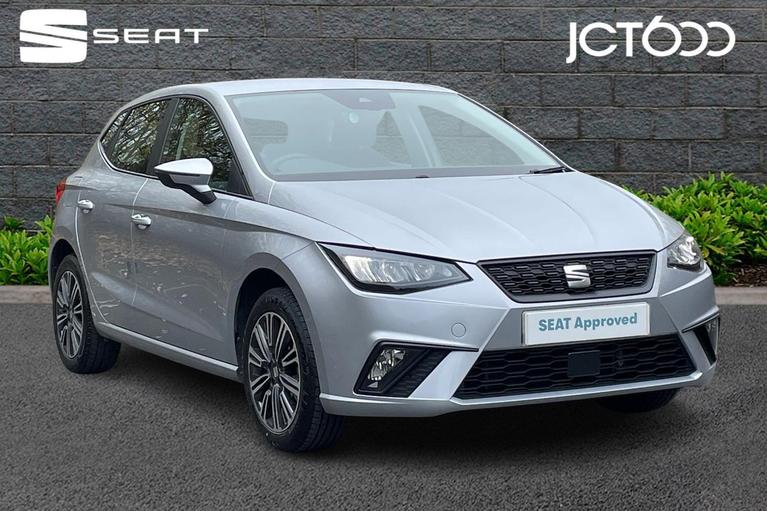 Used 2022 SEAT Ibiza 1.0 TSI SE Technology Hatchback 5dr Petrol Manual Euro 6 (s/s) (95 ps) Silver at JCT600