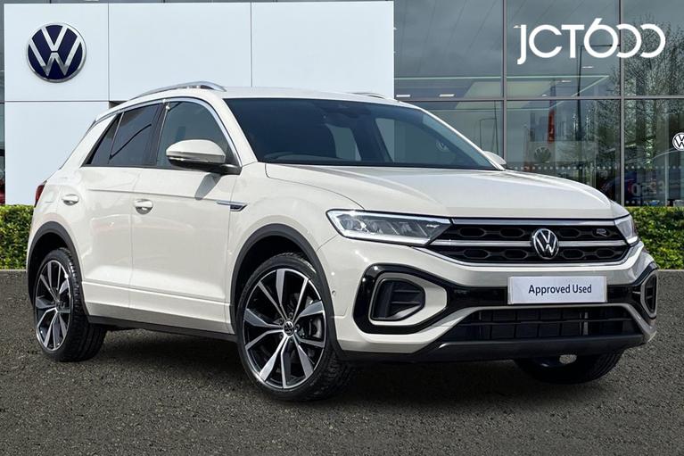 Used 2023 VOLKSWAGEN T-Roc 1.5 TSI R-Line SUV 5dr Petrol DSG Euro 6 (s/s) (150 ps) Ascot Grey at JCT600