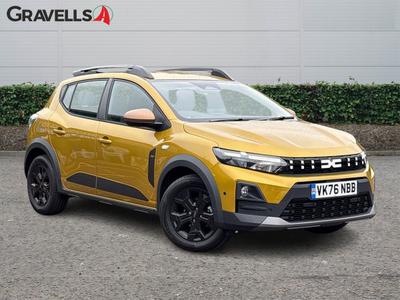 Used 2026 Dacia SANDERO STEPWAY 1.0 TCe EXTREME Hatchback 5dr Petrol Manual Euro 6 (s/s) (110 ps) Amber Yellow at Gravells