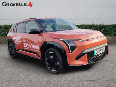 Used 2025 Kia EV3 81.4kWh GT-Line SUV 5dr Electric Auto (201 bhp) sunset orange at Gravells