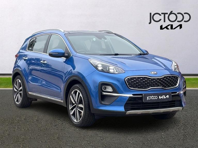 Used 2020 Kia Sportage 1.6 CRDi MHEV 3 SUV 5dr Diesel Hybrid Manual Euro 6 (s/s) (134 bhp) Blue at JCT600