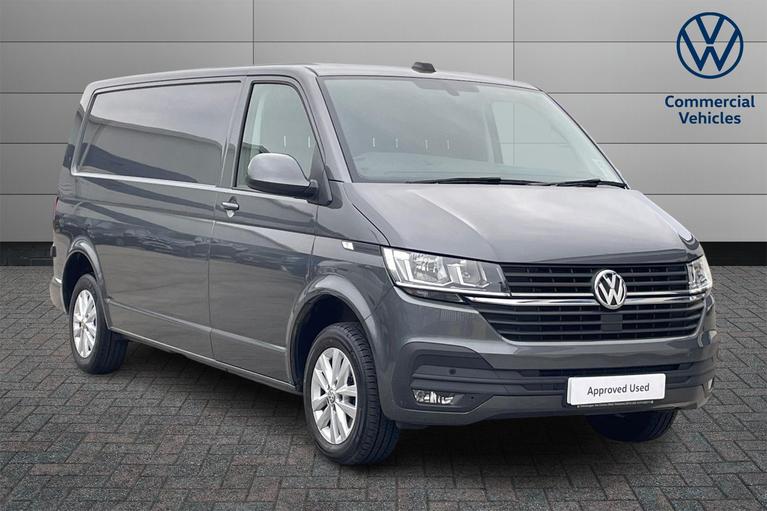 Used 2023 VOLKSWAGEN Transporter T30 Highline Manual LWB Euro 6 150ps *HEATED WINDSCREEN*APP CONNECT* Indium Grey at JCT600