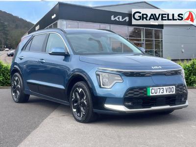 Used 2023 Kia NIRO 64.8kWh 4 SUV 5dr Electric Auto (201 bhp) mineral blue at Gravells