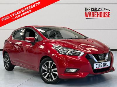 Used 2018 Nissan MICRA 0.9 IG-T Acenta Limited Edition 5dr £8,999 