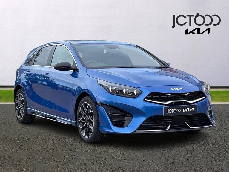 Used 2023 KIA Ceed 1.5 T-GDi GT-Line Hatchback 5dr Petrol Manual Euro 6 (s/s) (158 bhp) Blue at JCT600
