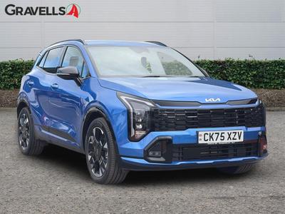 Used 2025 Kia SPORTAGE 1.6 h T-GDi GT-Line SUV 5dr Petrol Hybrid Auto Euro 6 (s/s) (235 bhp) BLUE FLAME at Gravells