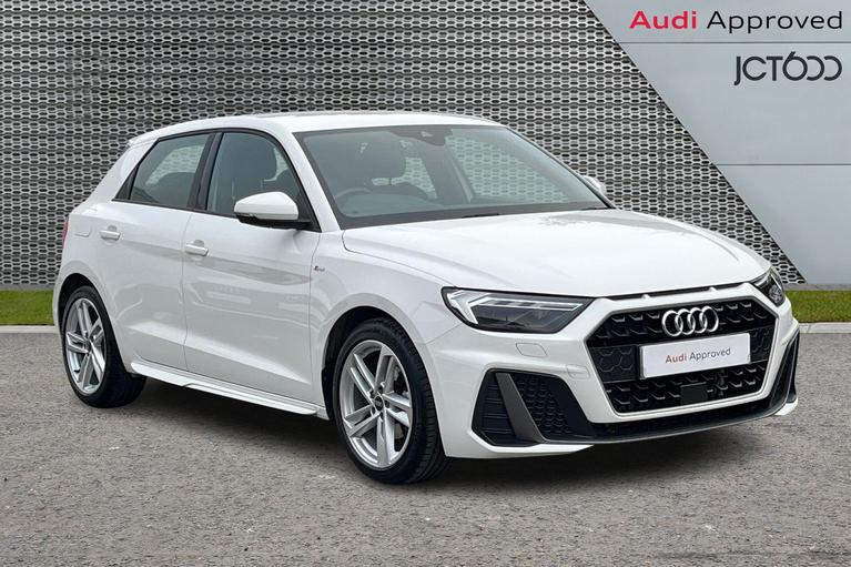 Used 2023 AUDI A1 1.0 TFSI 30 S line Sportback 5dr Petrol Manual Euro 6 (s/s) (110 ps) White at JCT600