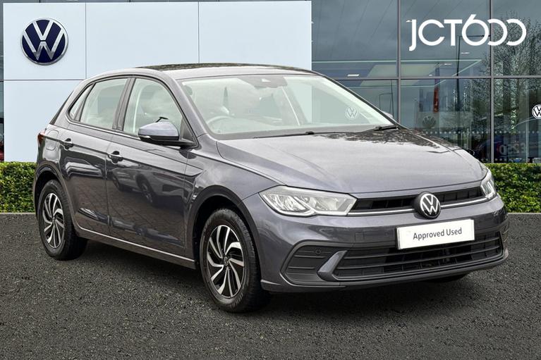 Used 2024 VOLKSWAGEN Polo 1.0 TSI Life Hatchback 5dr Petrol Manual Euro 6 (s/s) (95 ps) Grey at JCT600