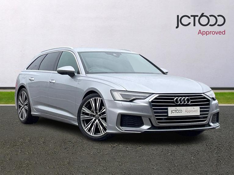 Used 2019 AUDI A6 Avant 2.0 TDI 40 S line Estate 5dr Diesel S Tronic Euro 6 (s/s) (204 ps) Silver at JCT600