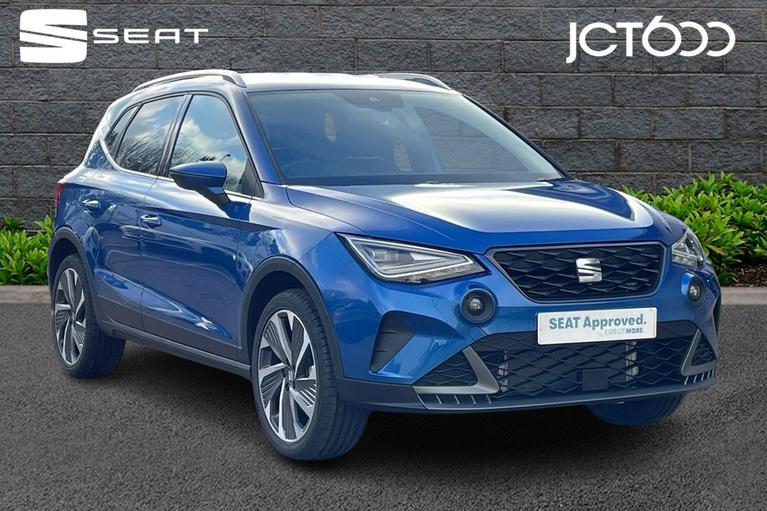 Used ~ SEAT Arona 1.0 TSI 115ps FR Sport DSG Sapphire Blue at JCT600