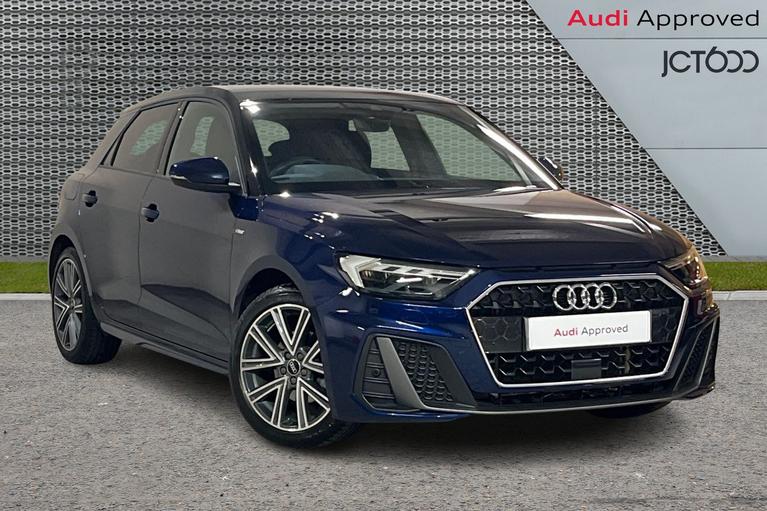 Used 2023 Audi A1 1.0 TFSI 30 S line Sportback 5dr Petrol Manual Euro 6 (s/s) (110 ps) Blue at JCT600