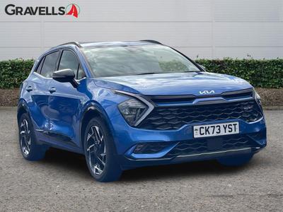 Used 2023 Kia SPORTAGE 1.6 T-GDi GT-Line SUV 5dr Petrol Manual Euro 6 (s/s) (148 bhp) BLUE FLAME at Gravells