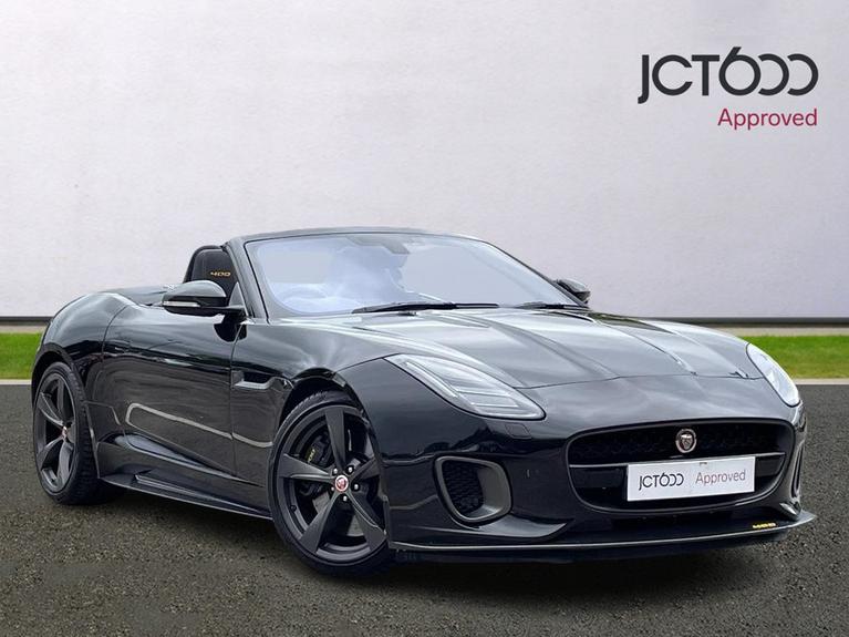 Used 2018 JAGUAR F-Type 3.0 V6 400 Sport Convertible 2dr Petrol Auto Euro 6 (s/s) (400 ps) Black at JCT600