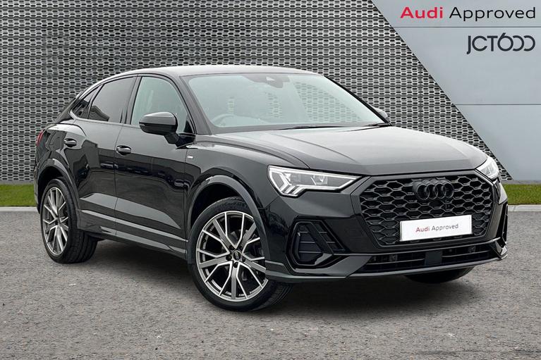 Used 2023 AUDI Q3 1.5 TFSI CoD 35 Black Edition Sportback 5dr Petrol S Tronic Euro 6 (s/s) (150 ps) Black at JCT600