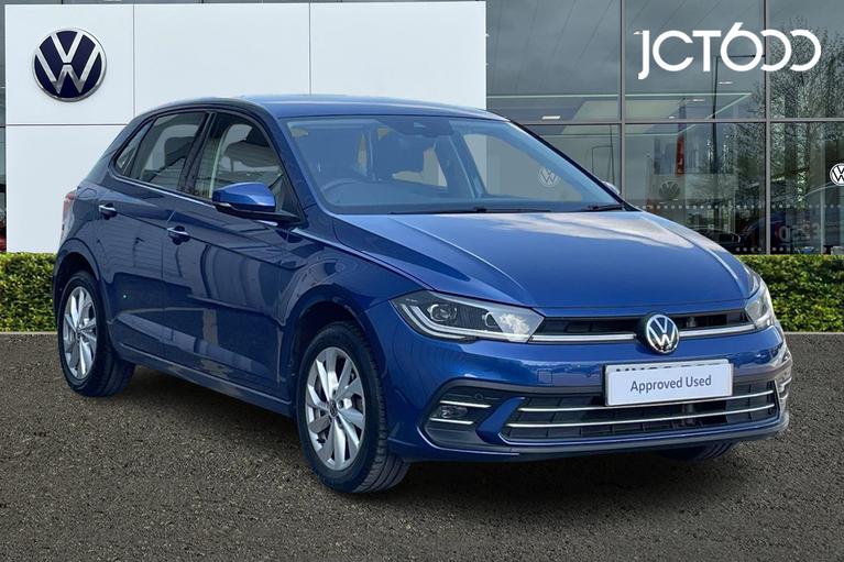 Used 2022 VOLKSWAGEN Polo 1.0 Style 95 ps 5Dr Manual BLUE at JCT600