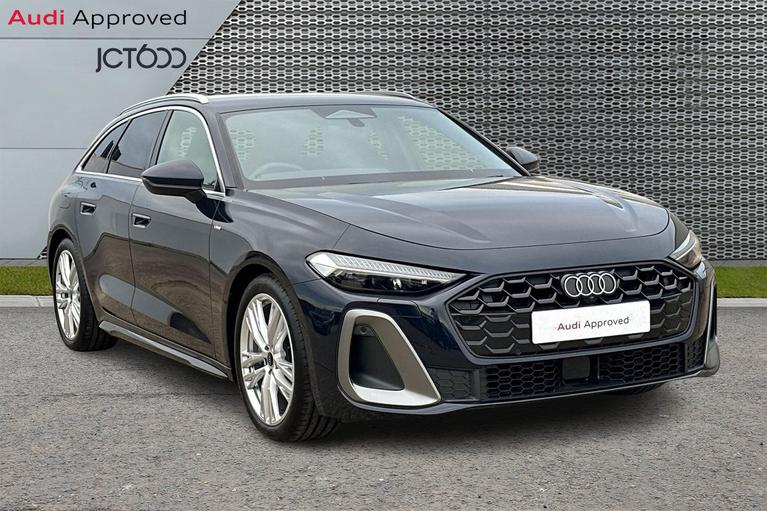 Used 2025 AUDI A5 Avant 2.0 TFSI S line Estate 5dr Petrol S Tronic Euro 6 (s/s) (204 ps) Blue at JCT600