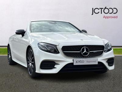 2020 MERCEDES-BENZ E Class 2.0 E300d AMG Line Night Edition (Premium Plus) Cabriolet 2dr Diesel G-Tronic+ Euro 6 (s/s) (245 ps) at JCT600