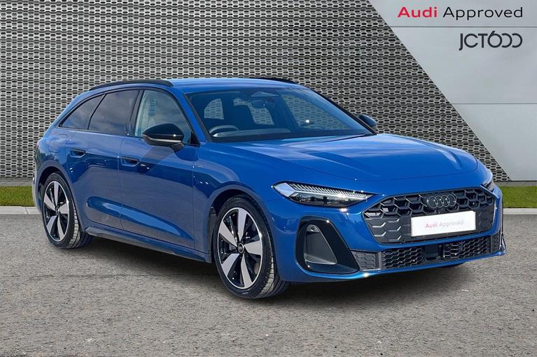 Used 2026 AUDI A5 2.0 TFSI 299 e Quattro Black Ed 5dr S tronic Ascari blue, metallic at JCT600