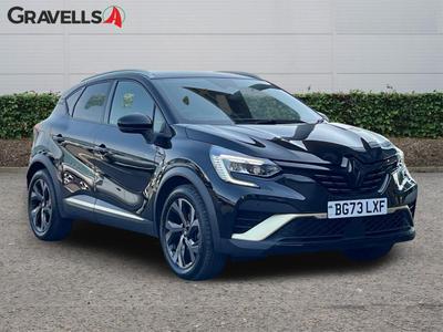 Used 2023 Renault CAPTUR 1.6 E-TECH E-Tech engineered SUV 5dr Petrol Hybrid Auto Euro 6 (s/s) (145 ps) Black at Gravells